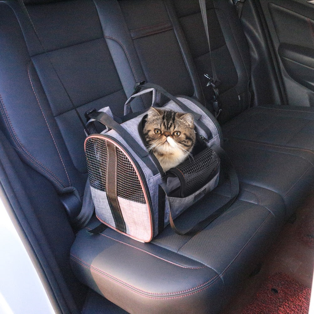 HappyTails Car Seat Carrier for Pets