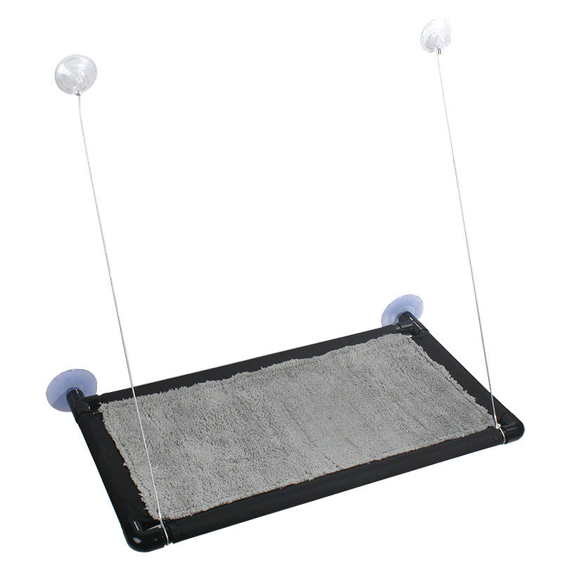 Cozy Window Perch for Cats – Strong Suction, Pure Comfort!