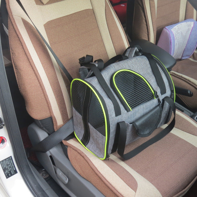 HappyTails Car Seat Carrier for Pets