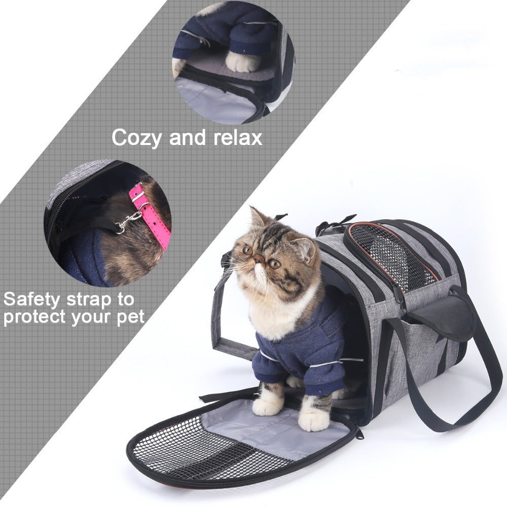HappyTails Car Seat Carrier for Pets